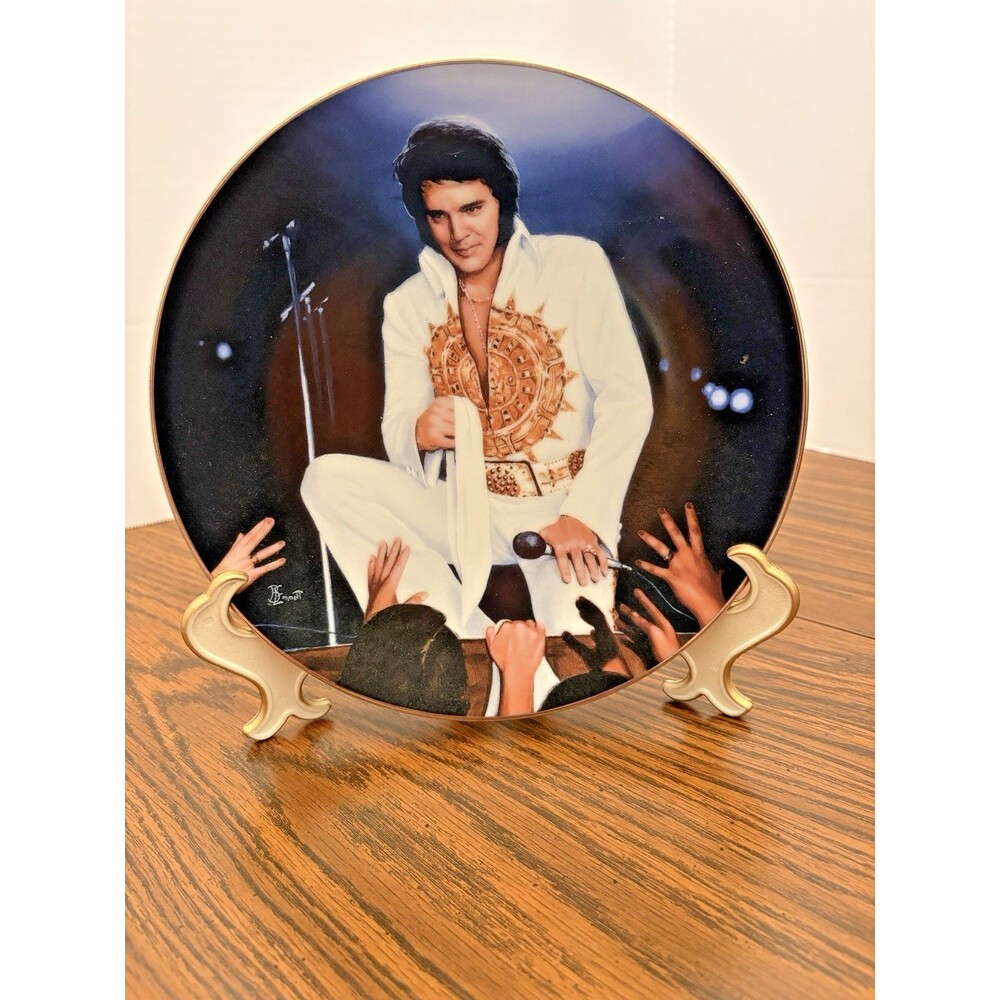 Vintage Collection Plate Elvis "The Tour Final Indianapolis 1977"